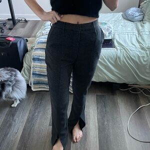 Abercrombie & Fitch Houndstooth Flare Pants